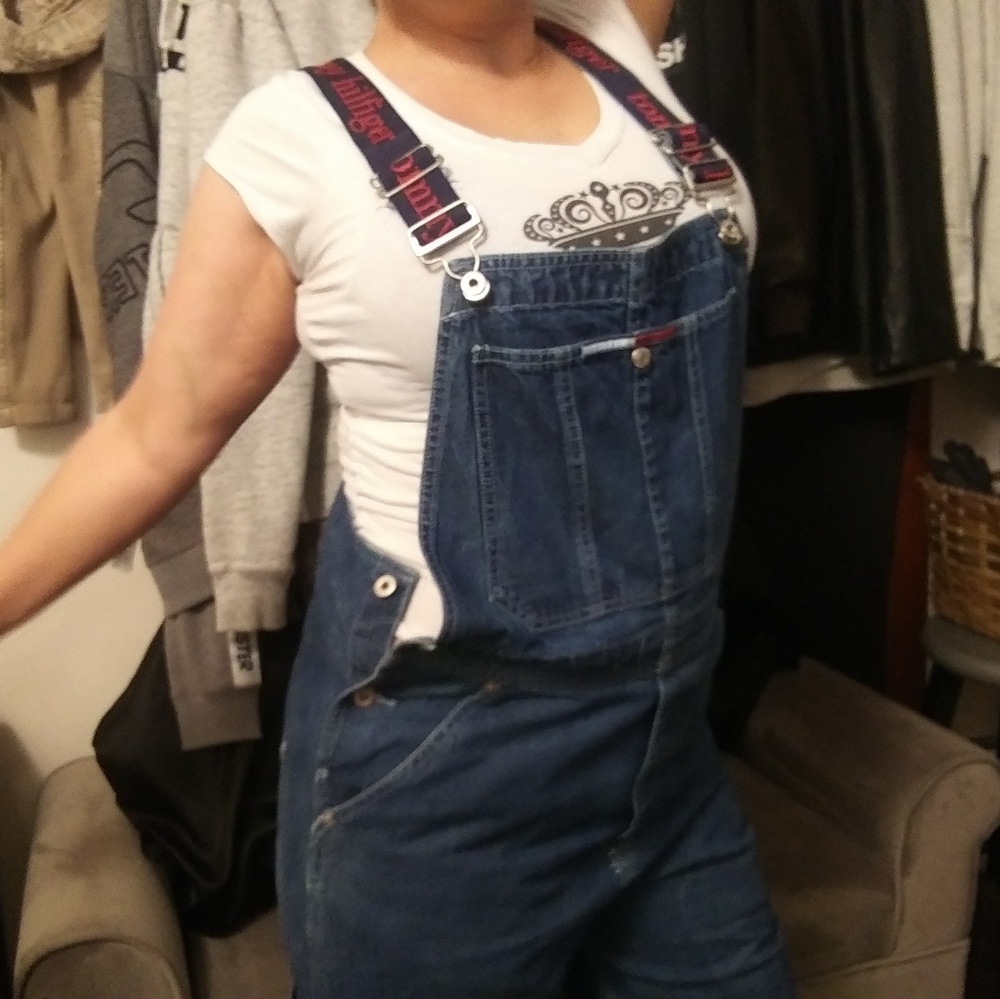 Tommy Hillfigure womens vintage 90s bibs!